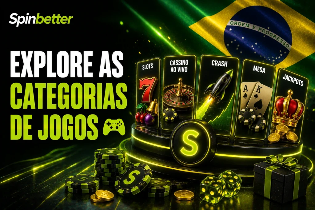 Explore as categorias de jogos 🎮